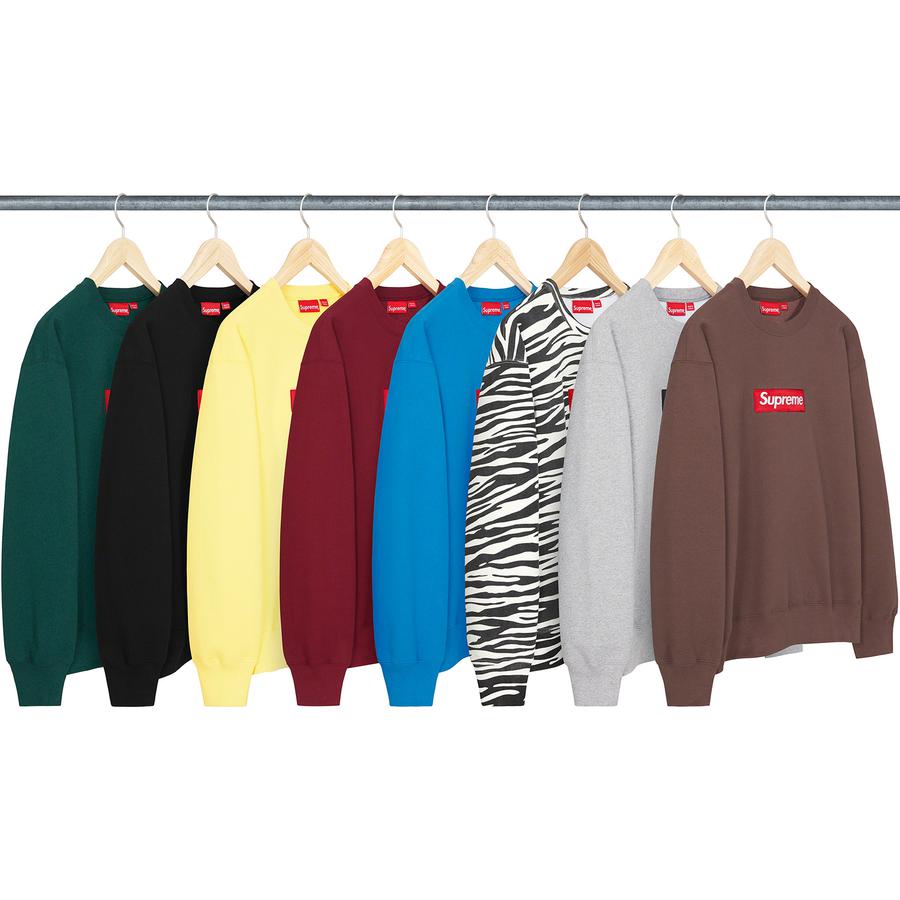 SUPREME 22FW BOX LOGO CREWNECK