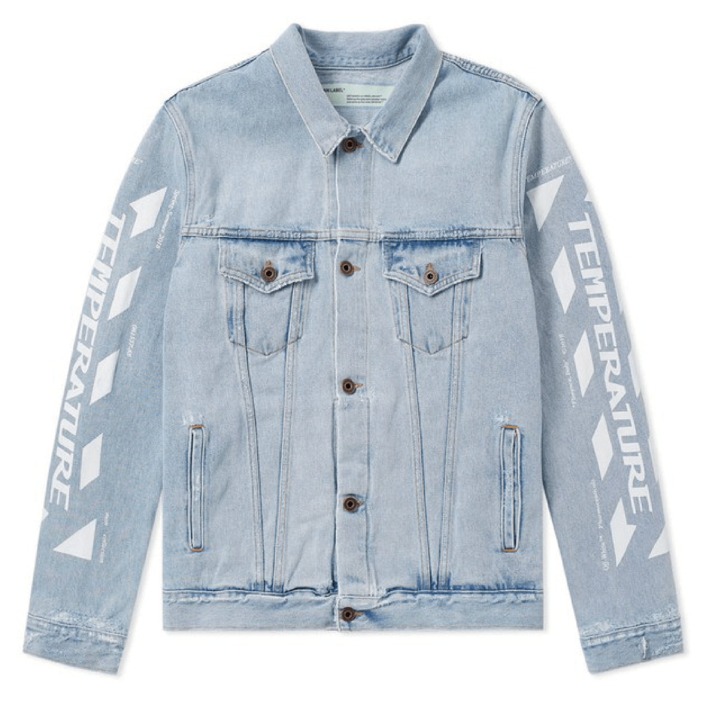 日/祝も発送 Off-White Temperature Denim Jacket | alamiah.edu.sa