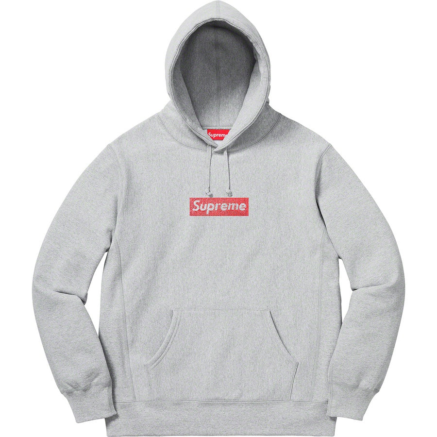 SUPREME 19SS X SWAROVSK BOX LOGO HOODED - CONCEPTSTOREHK