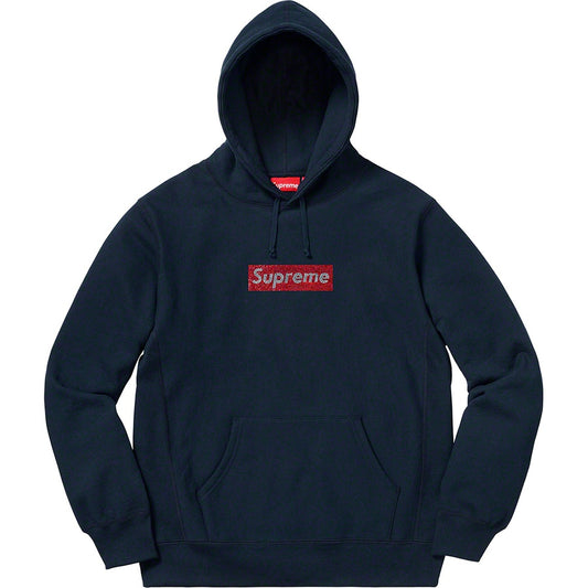SUPREME 19SS X SWAROVSK BOX LOGO HOODED - CONCEPTSTOREHK