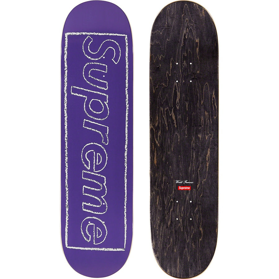 SUPREME 21SS KAWS CHALK LOGO SKATEBOARD - CONCEPTSTOREHK