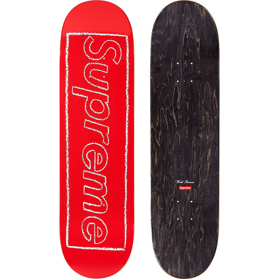 SUPREME 21SS KAWS CHALK LOGO SKATEBOARD - CONCEPTSTOREHK