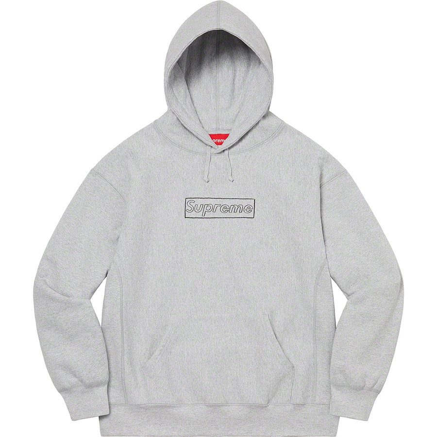 SUPREME 21SS KAWS CHALK LOGO HOODED SWEATSHIRT - CONCEPTSTOREHK