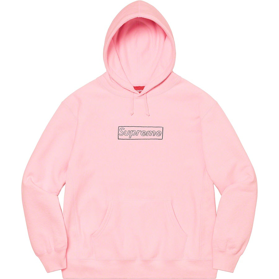 SUPREME 21SS KAWS CHALK LOGO HOODED SWEATSHIRT - CONCEPTSTOREHK