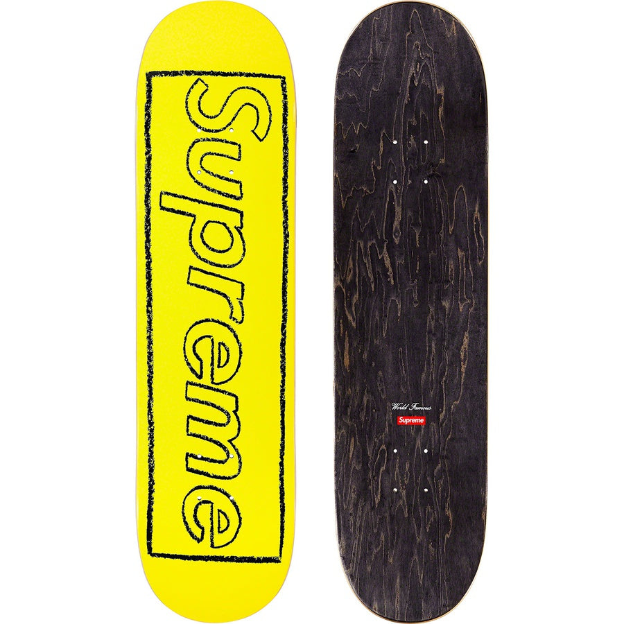 SUPREME 21SS KAWS CHALK LOGO SKATEBOARD - CONCEPTSTOREHK