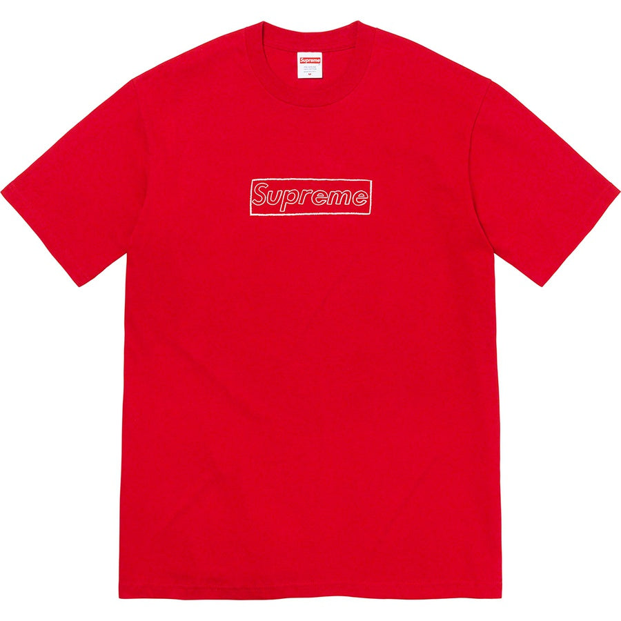 SUPREME 21SS KAWS CHALK LOGO TEE - CONCEPTSTOREHK