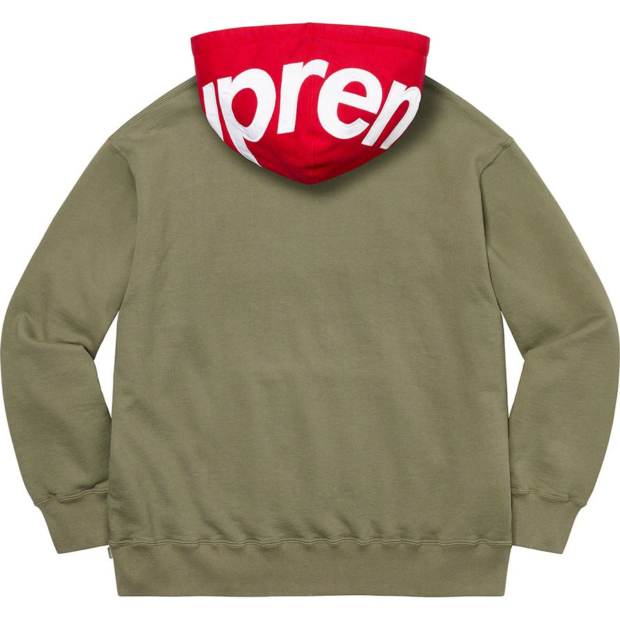 SUPREME 21FW CONTRAST HOODED SWEATSHIRT
