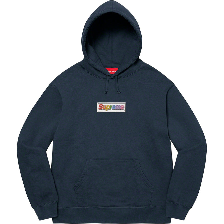 SUPREME 22SS BLING BOX LOGO HOODED SWEATSHIRT