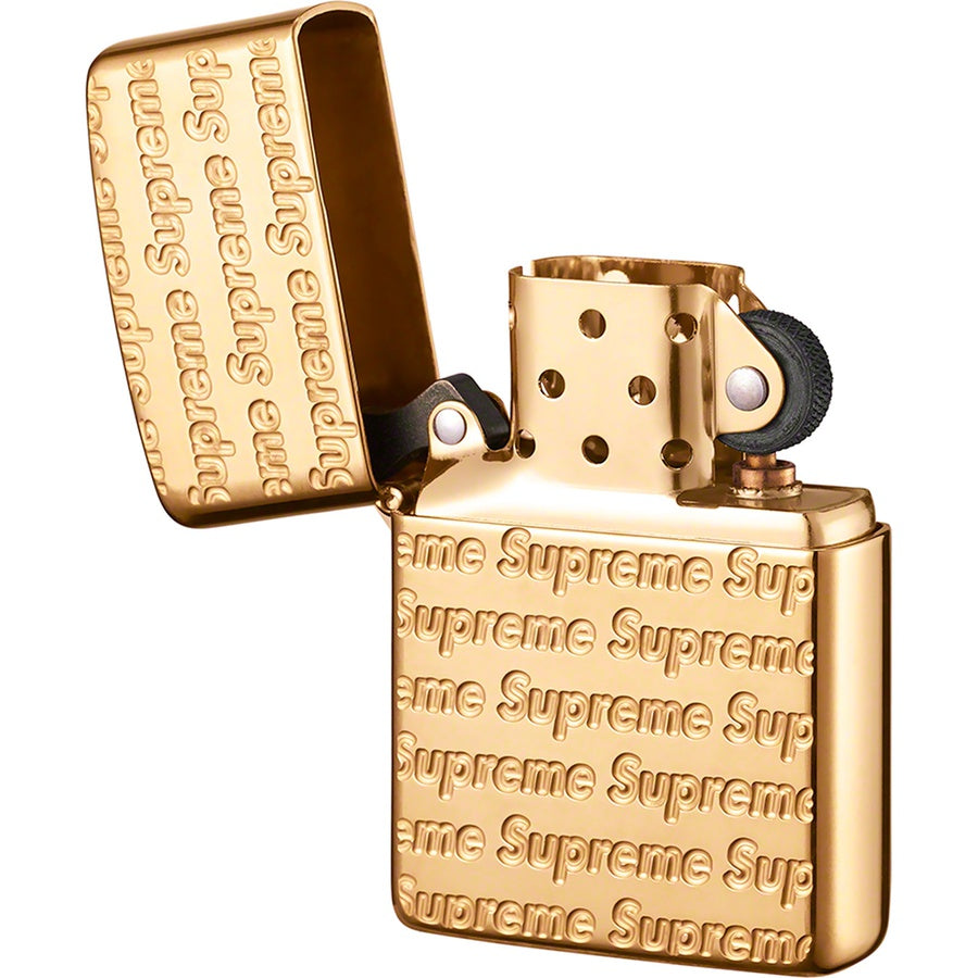 SUPREME 22FW REPEAT ENGRAVED ZIPPO