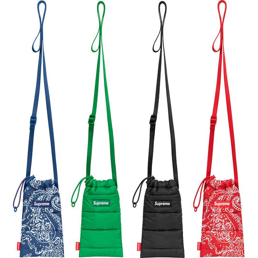 SUPREME 22FW PUFFER NECK POUCH
