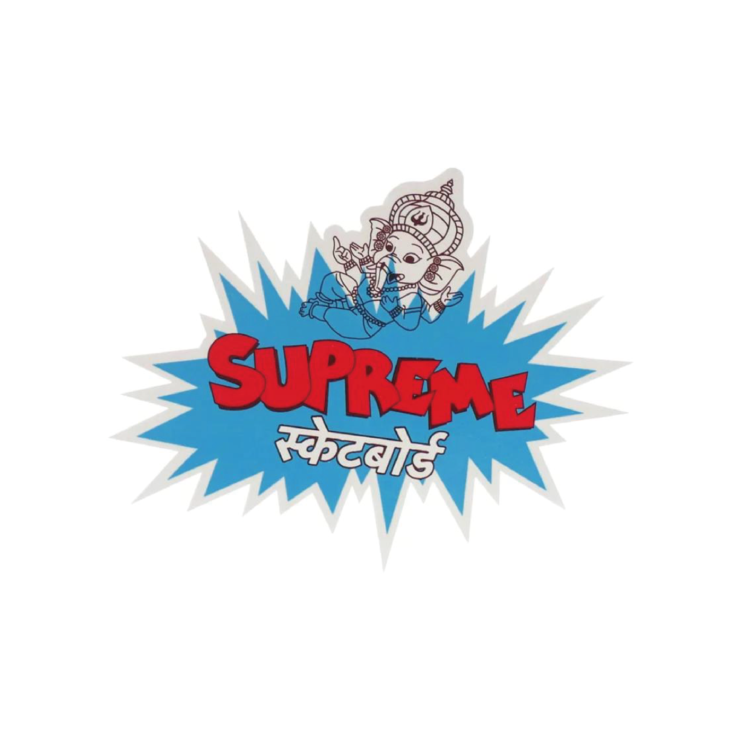 SUPREME 18SS GANESHA STICKER CONCEPTSTOREHK