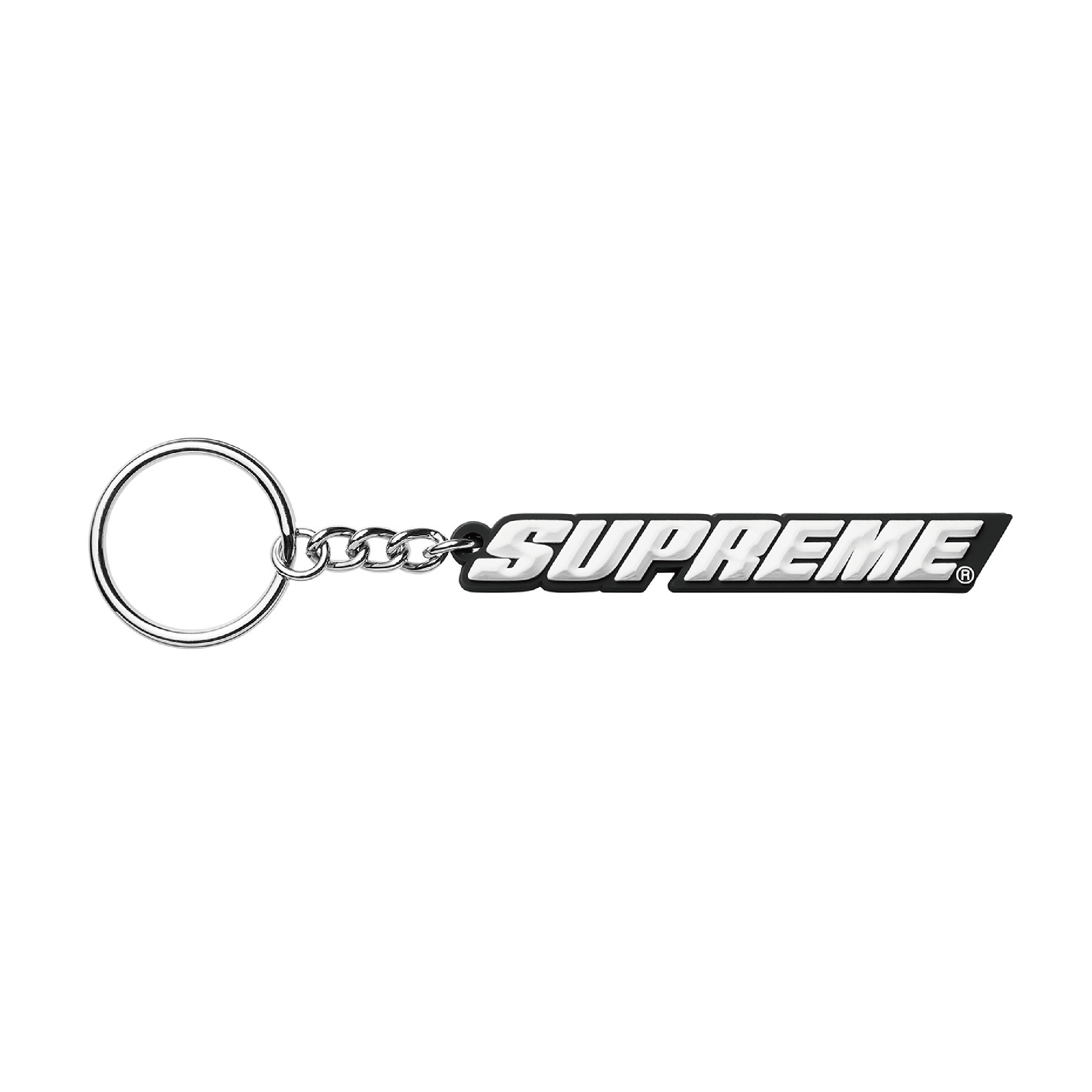 Supreme 2024 logo keychain