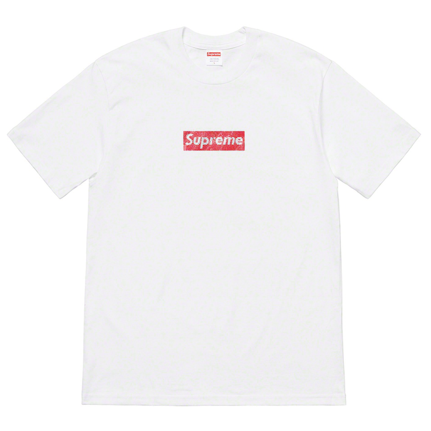 SUPREME 19SS X SWAROVSK BOX LOGO TEE - CONCEPTSTOREHK