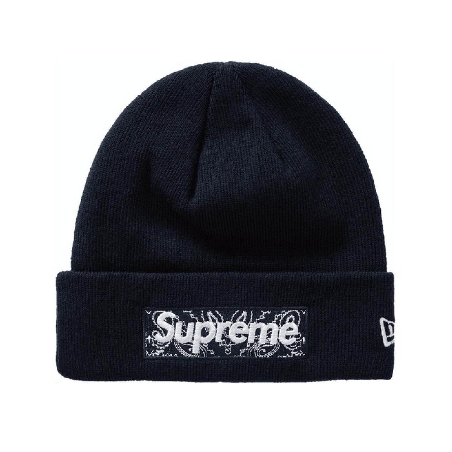 SUPREME 19FW NEW ERA BANDANA BOX BEANIE - CONCEPTSTOREHK