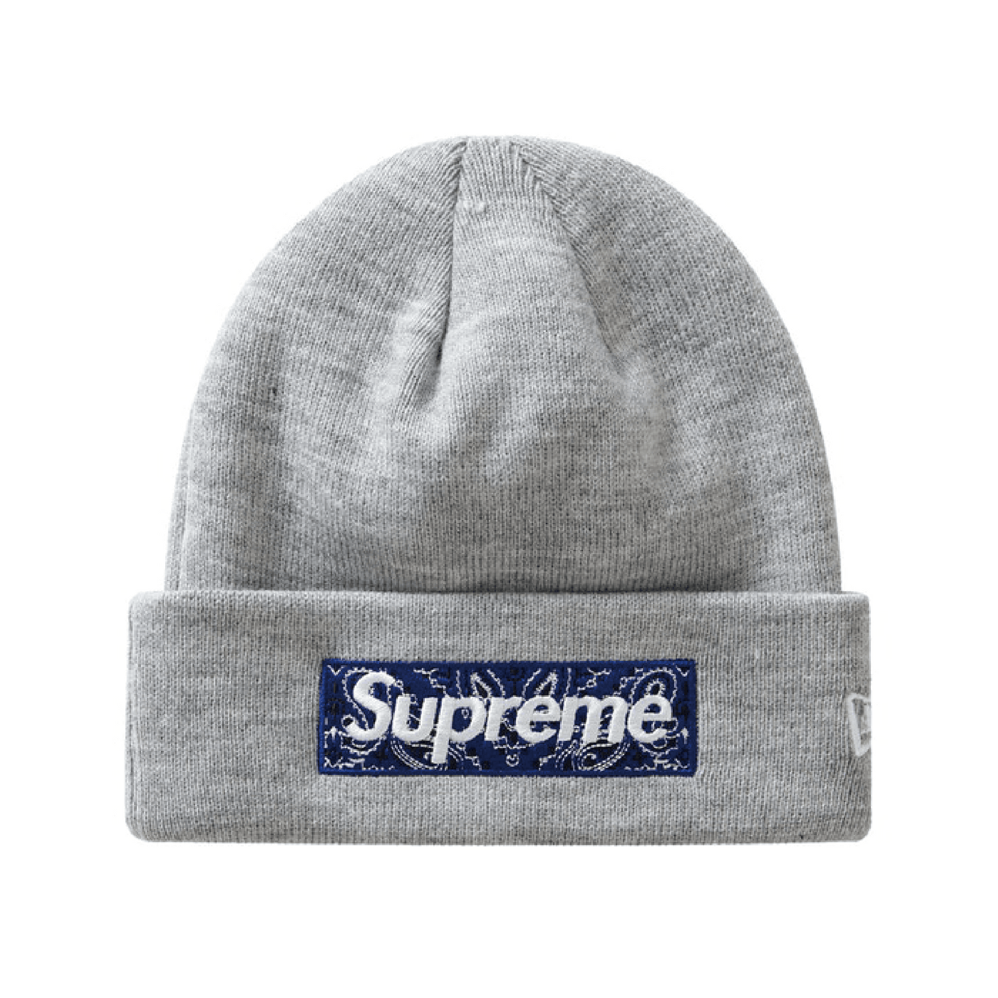 SUPREME 19FW NEW ERA BANDANA BOX BEANIE - CONCEPTSTOREHK