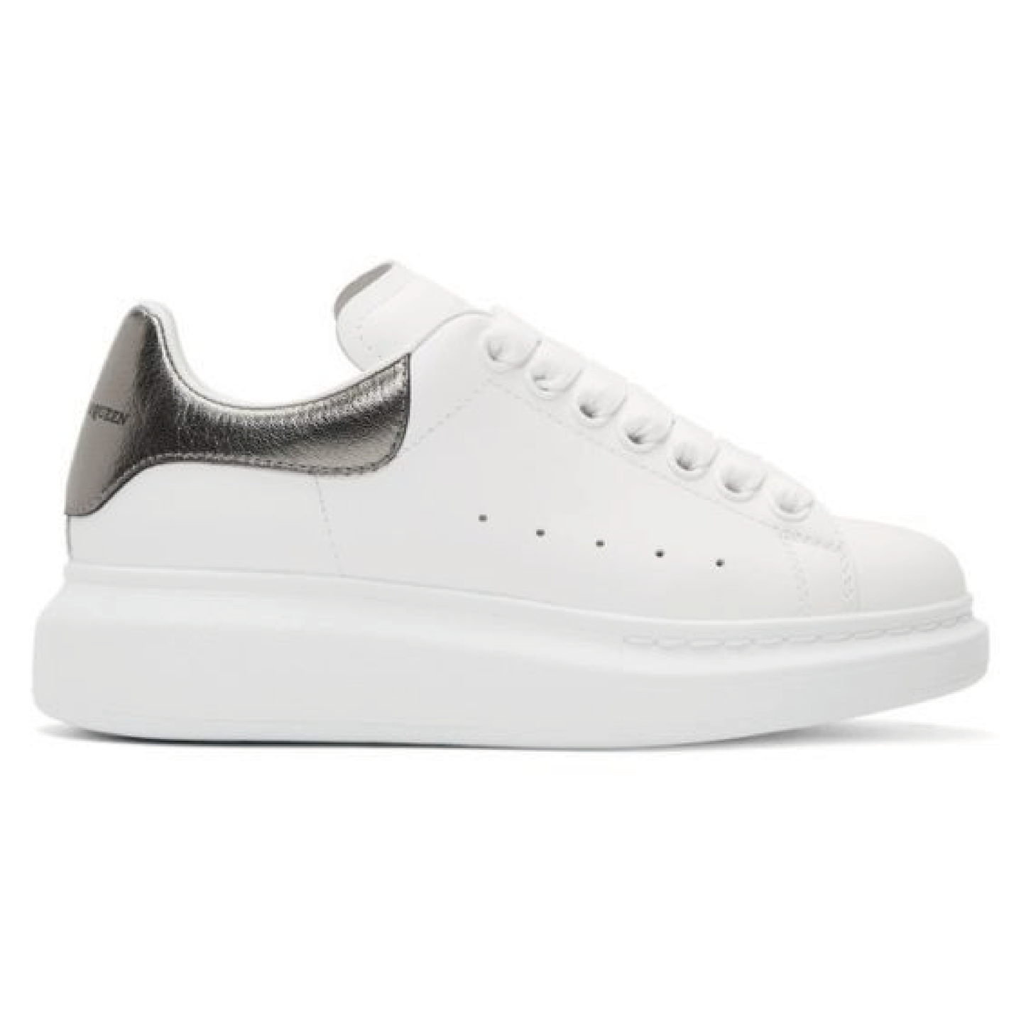 ALEXANDER MCQUEEN SNEAKER WHT/BLACK PEARL