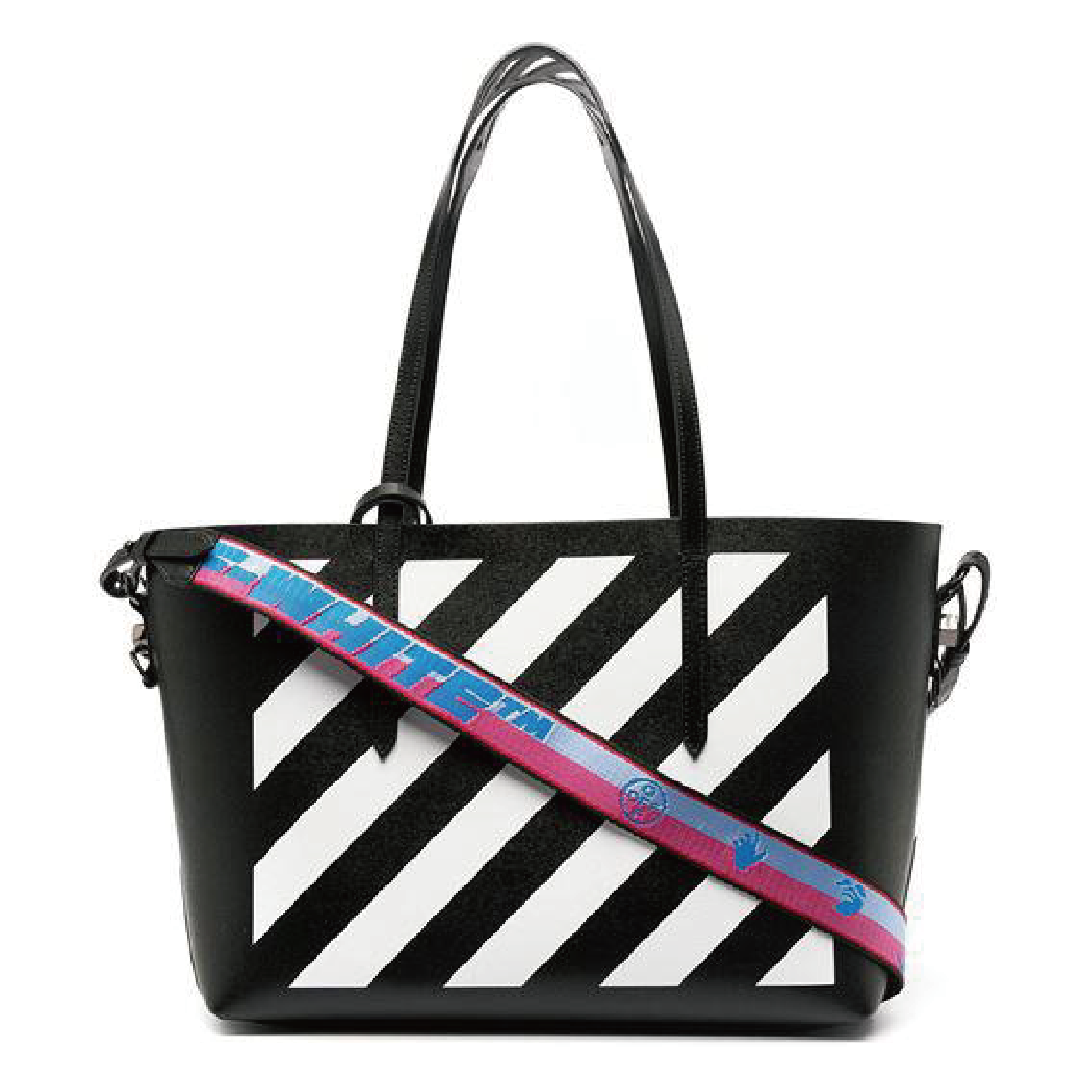 BINDER DIAG SAFFIANO TOTE in black