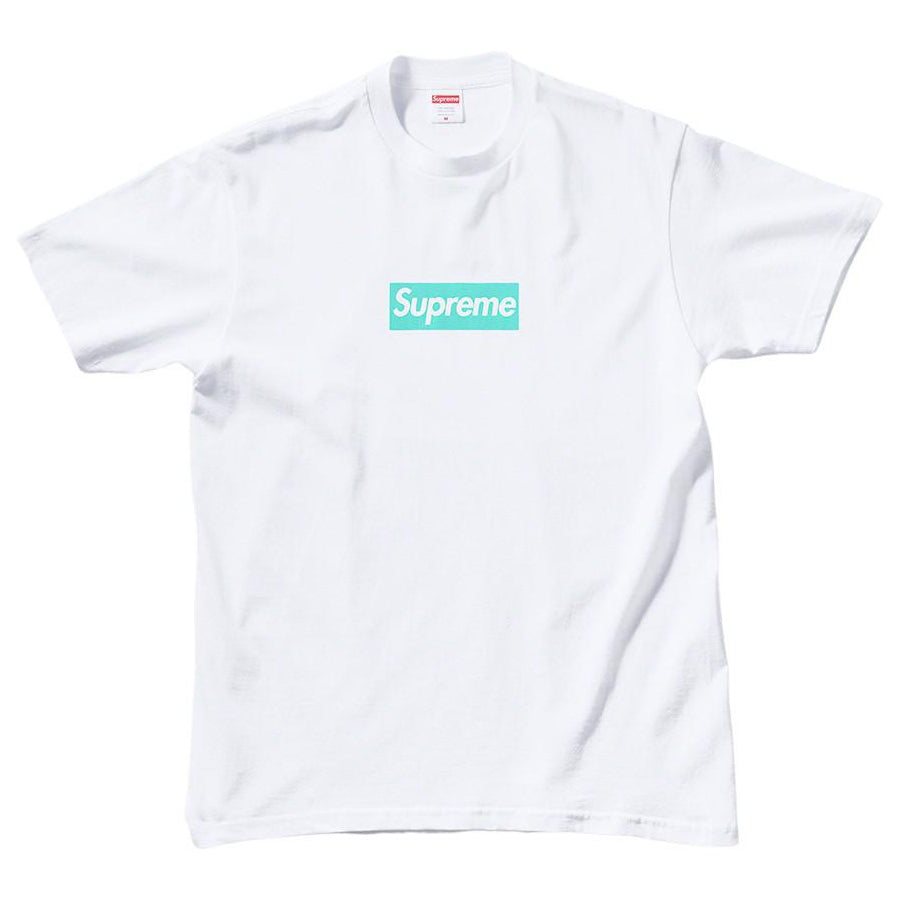 supreme tiffany&co BOX LOGO TEE S 白