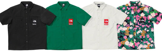 SUPREME 22SS X TNF THE NORTH FACE TREKKING SHIRT