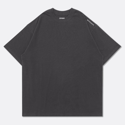 HOOGAH 24FW EMBROIDERY BALLON S/S TEE "DARY GREY"