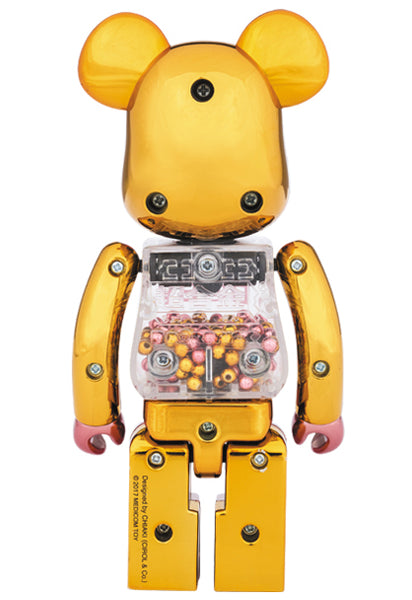 超合金MY FIRST BE@RBRICK B@BY Pink & Gold Ver. 200% (SET