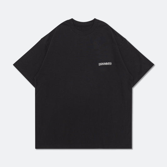 HOOGAH 22FW "GUMP" S/S TEE "BLACK"