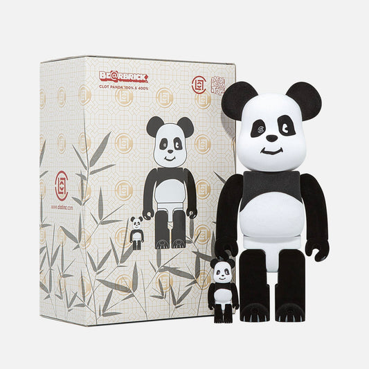 BE@RBRICK X CLOT PANDA 400% & 100%