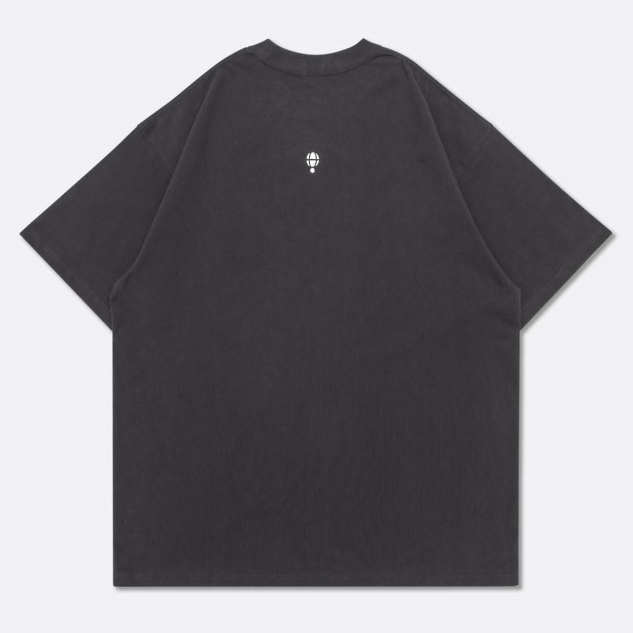 HOOGAH 24FW EMBROIDERY BALLON S/S TEE "DARY GREY"