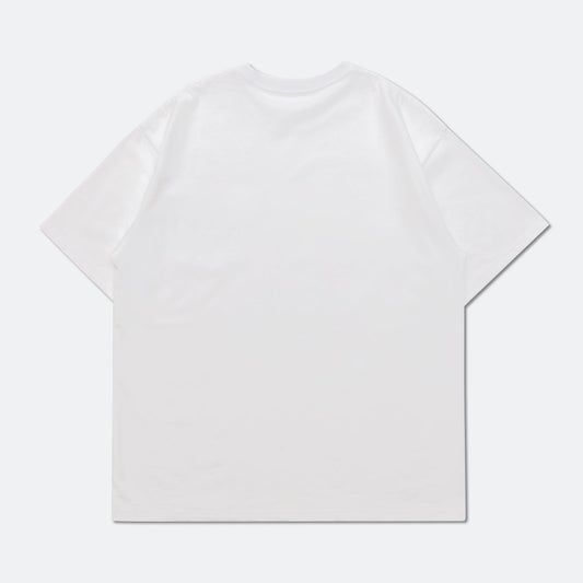HOOGAH 21FW HAND WRITING POCKET S/S TEE "WHITE"