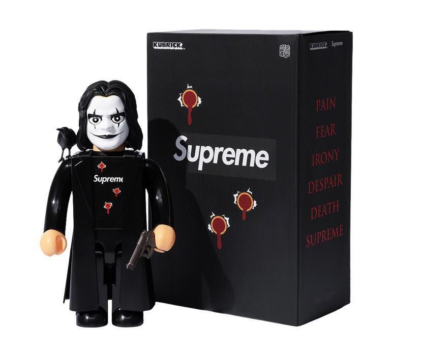 SUPREME 21FW X THE CROW KUBRICK FIGURE 1000%