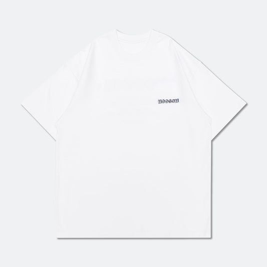 HOOGAH 22FW "GUMP" S/S TEE "WHITE"