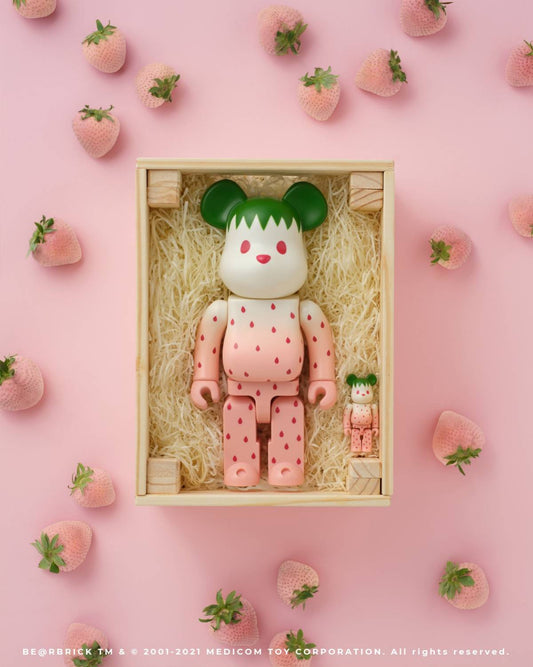 BE@RBRICK X CLOT STRAWBERRY AND YELLOW WATERMELON "SUMMER FRUITS"