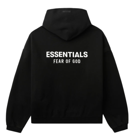 FEAR OF GOD ESSENTIALS LOGO FLEECE HOODIE