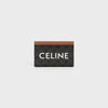 CELINE CARD HOLDER IN TRIOMPHE CANVAS WITH CELINE PRINT