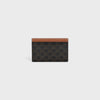 CELINE CARD HOLDER IN TRIOMPHE CANVAS WITH CELINE PRINT