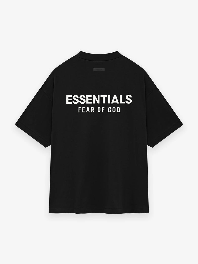 FEAR OF GOD ESSENTIALS LOGO JERSERY CREWNECK TEE