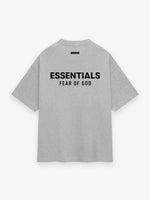 FEAR OF GOD ESSENTIALS LOGO JERSERY CREWNECK TEE