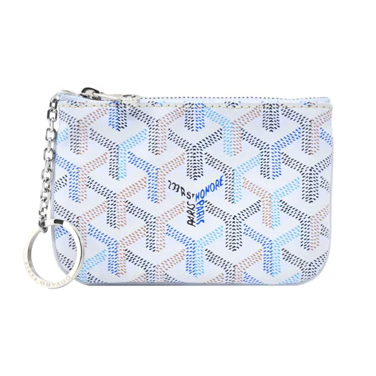 GOYARD SENAT MINI POUCHES (POLAR BLUE/SILVER)
