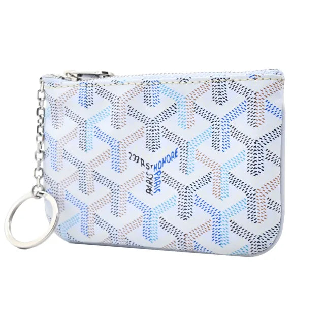 GOYARD SENAT MINI POUCHES (POLAR BLUE/SILVER)