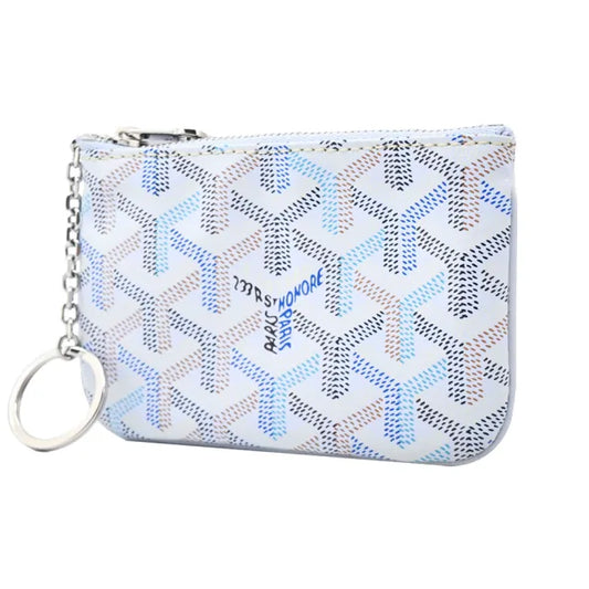 GOYARD SENAT MINI POUCHES (POLAR BLUE/SILVER)