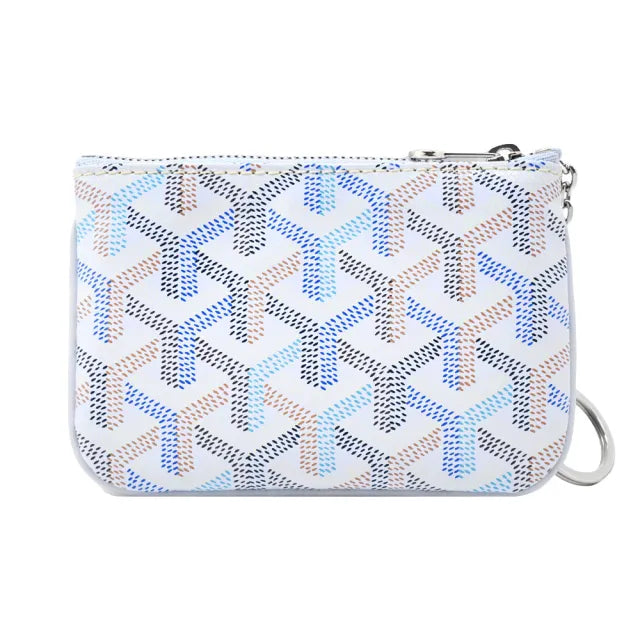 GOYARD SENAT MINI POUCHES (POLAR BLUE/SILVER)