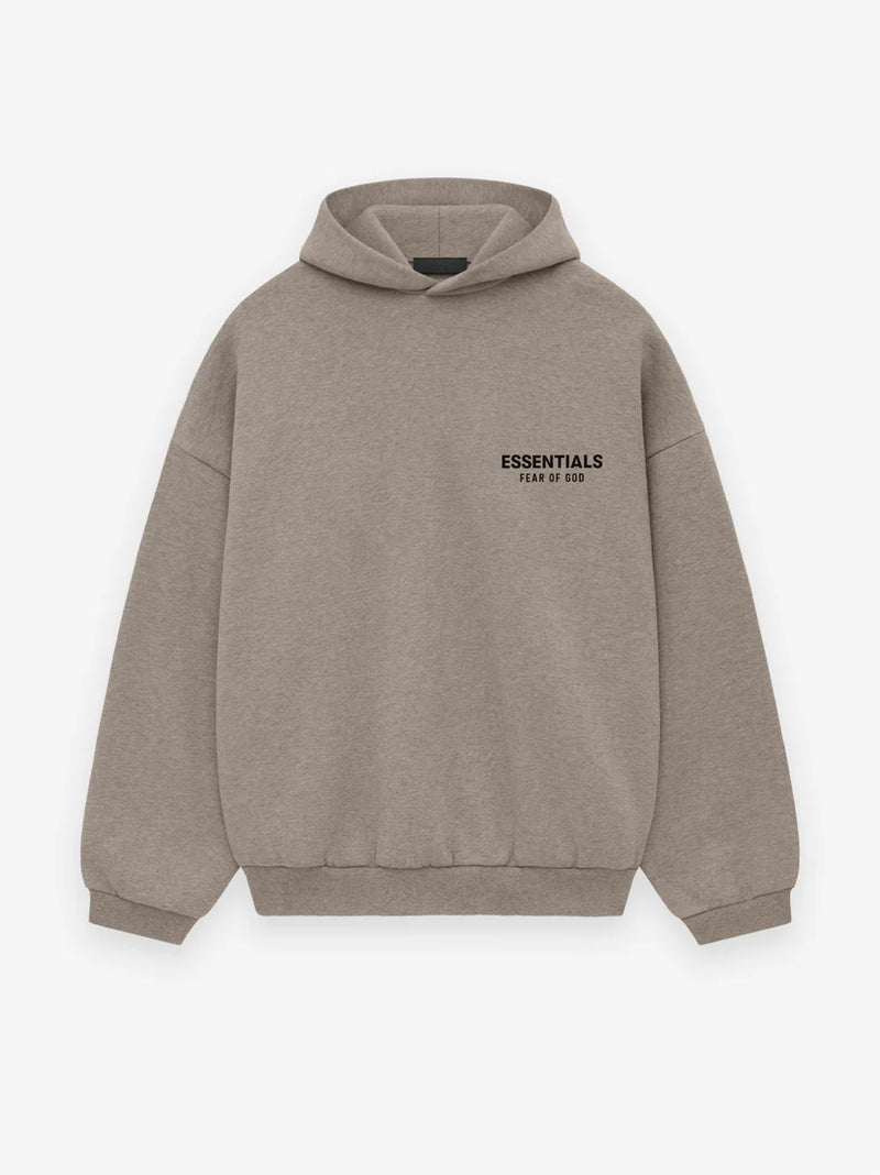 FEAR OF GOD ESSENTIALS LOGO FLEECE HOODIE