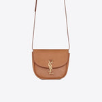 [PRE-ORDER] YSL KAIA SMALL SATCHEL IN SMOOTH LEATHER (BROWN)