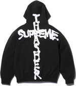 SUPREME 24FW TRASHER  ZIP HOODED SWEATSHIRT