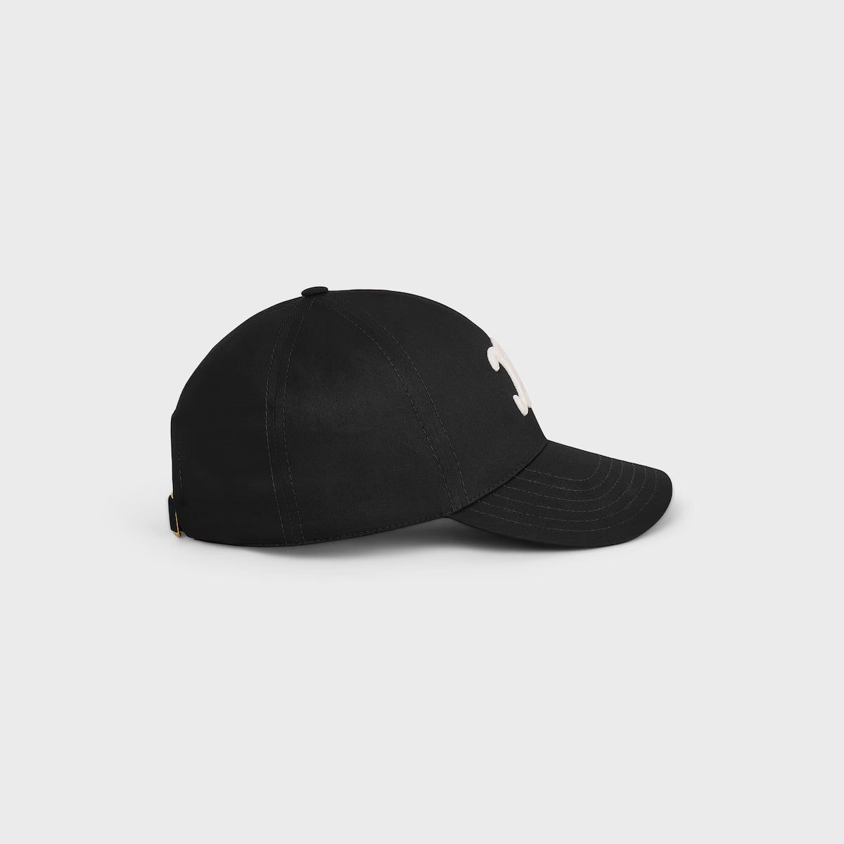 CELINE TRIOMPHE BASEBALL CAP IN COTTON (BLACK)