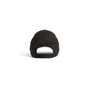 BALENCIAGA ACTIVEWEAR CAP IN BLACK ( SIZE SMALL )