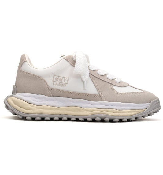 (A14FW703) MAISON MIHARA YASUHIRO "LARRY" OG SOLE MIX MATERIAL LOW SNEAKER WHITE