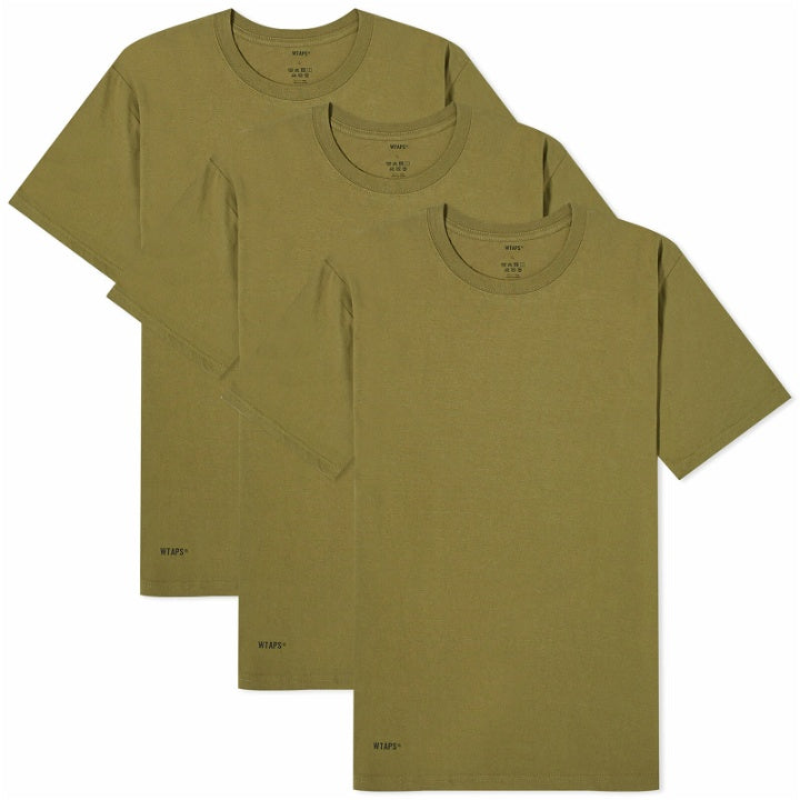 WTAPS LIGHTWEIGHT COTTON 3-PACK TEE