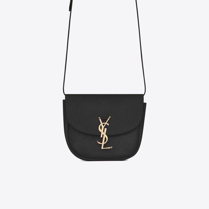 [PRE-ORDER] YSL KAIA SMALL SATCHEL IN SMOOTH LEATHER (BLACK)