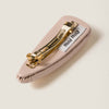 MIUMIU PATENT LEATHER HAIR CLIP (POWER PINK)